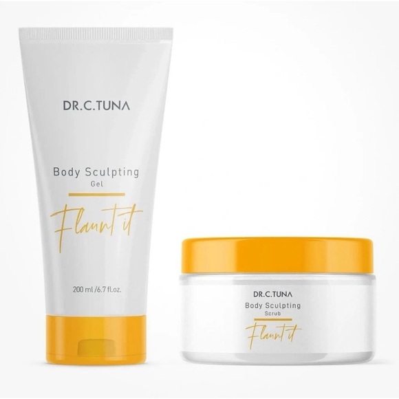 DR. C. Tuna Flaunt It Body Sculpting Gel & Scrub 6.7oz200ml New In Box Skin